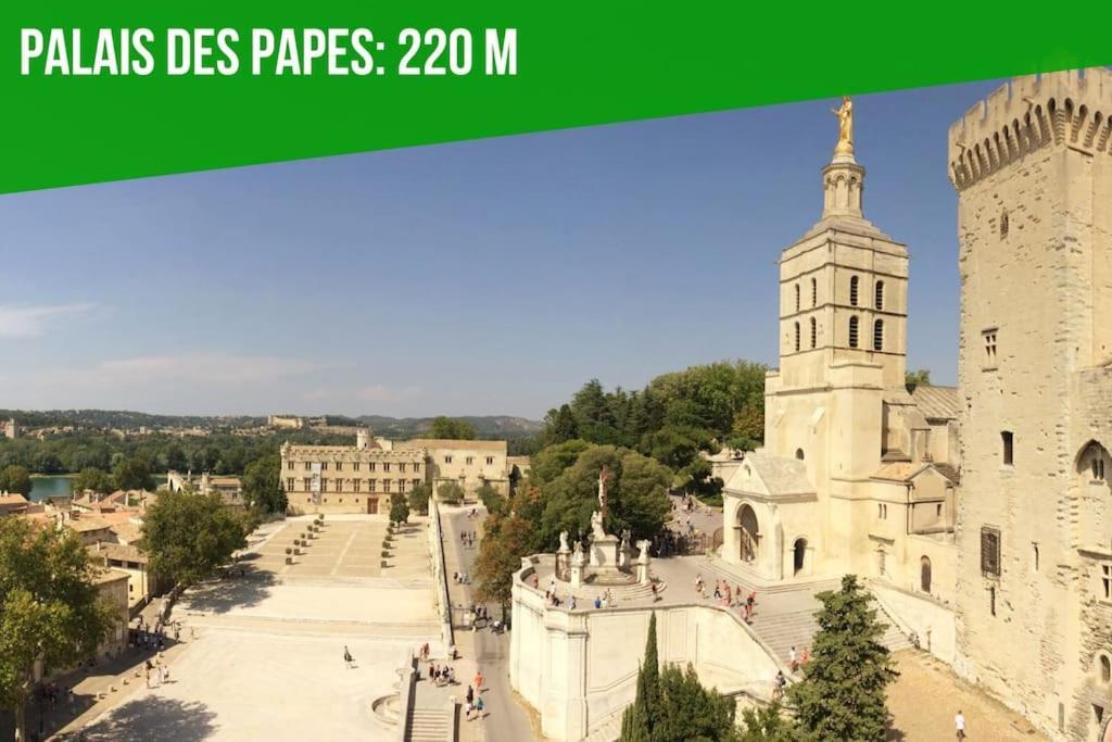 Apartmán La Cachette De L'Horloge - Ac Clim - Wifi - 100M Palais Des Papes Avignon Exteriér fotografie